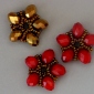 Crystal Wheels Kit- Coral Red And Gold