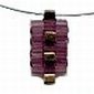 Cubed Cubes Pink Pendant