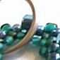 Honeycomb Beadwork And Jump Ring Necklace