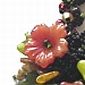 Spiral Rope Necklace With Flower Centrepiece