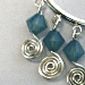 Spiralled Hoop Earrings